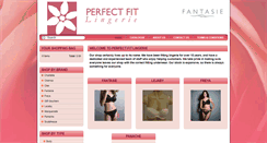 Desktop Screenshot of lingerie-by-perfectfit.co.uk