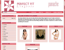 Tablet Screenshot of lingerie-by-perfectfit.co.uk